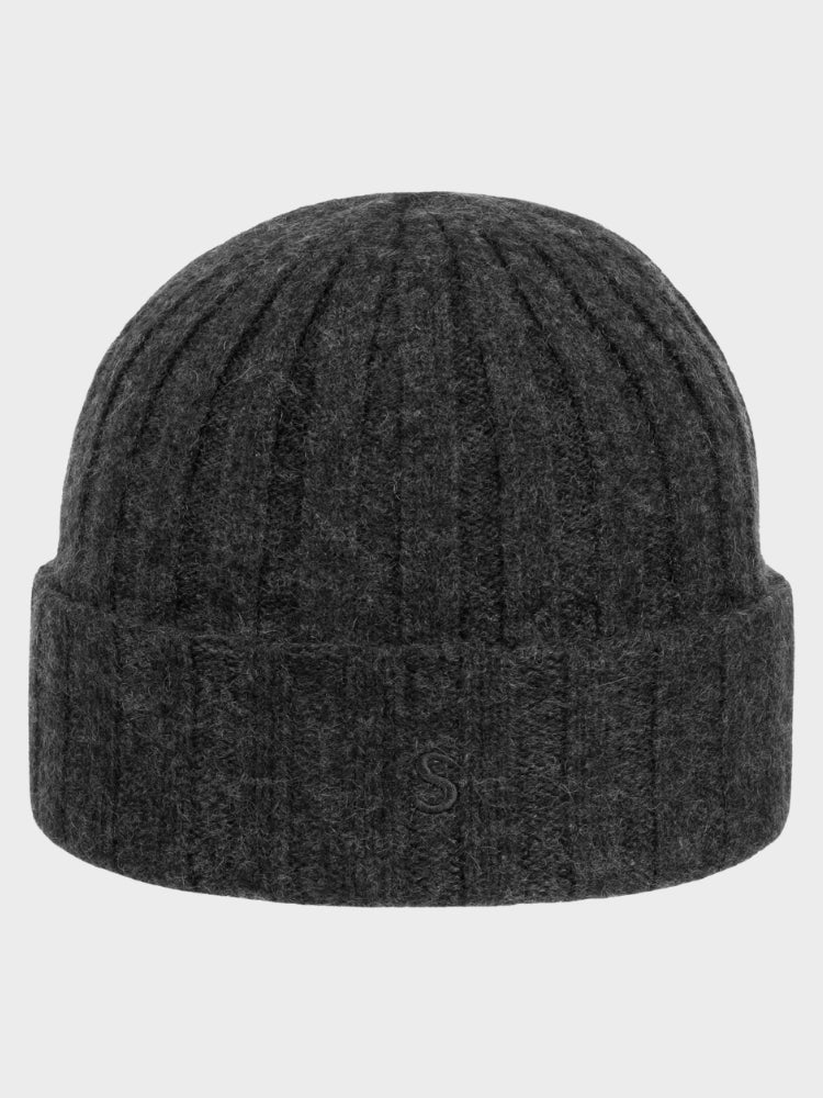 Cashmere Beanie - Unisex - Anthrecite Melange - Gumpel & Co
