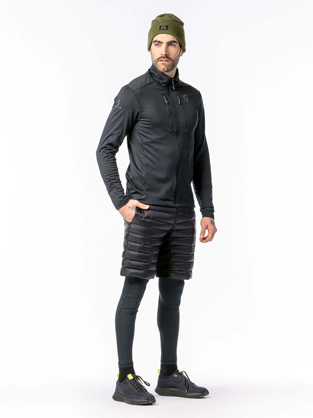 Men's Insuloft Tech Shorts - Herre - Black - Gumpel & Co