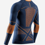 Men's Energy Accumulator Light 4.0 Shirt - Herre - Marine/Orange - Gumpel & Co