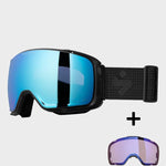 Interstellar RIG® Reflect Skibriller m. Ekstra Linse - Aqua/Quartz/Graphit - Gumpel & Co