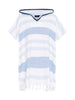 Kids Bondi Beach Poncho - Children - Federal Blue/White