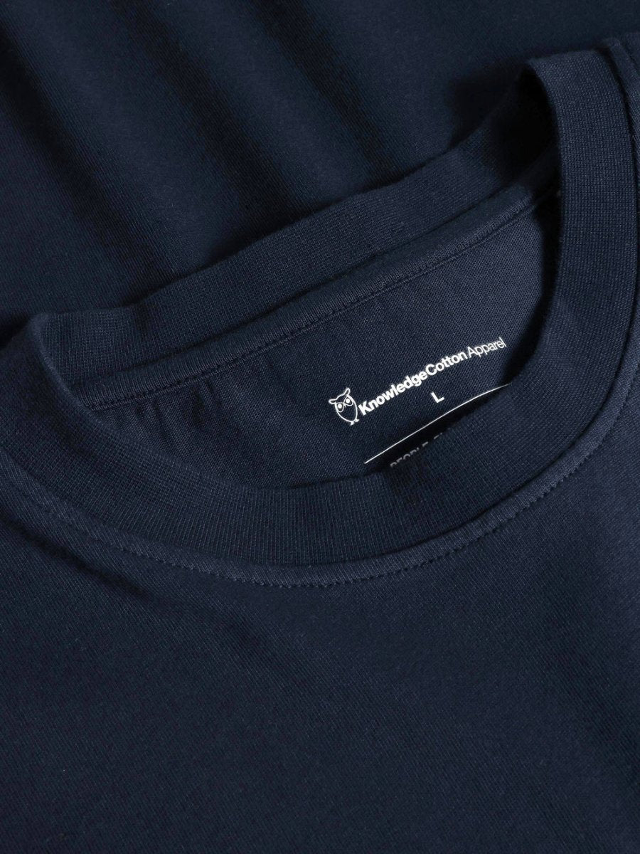 Men's - Regular drop - shoulder heavy single jersey printed t-shirt - Night Sky - Gumpel & Co