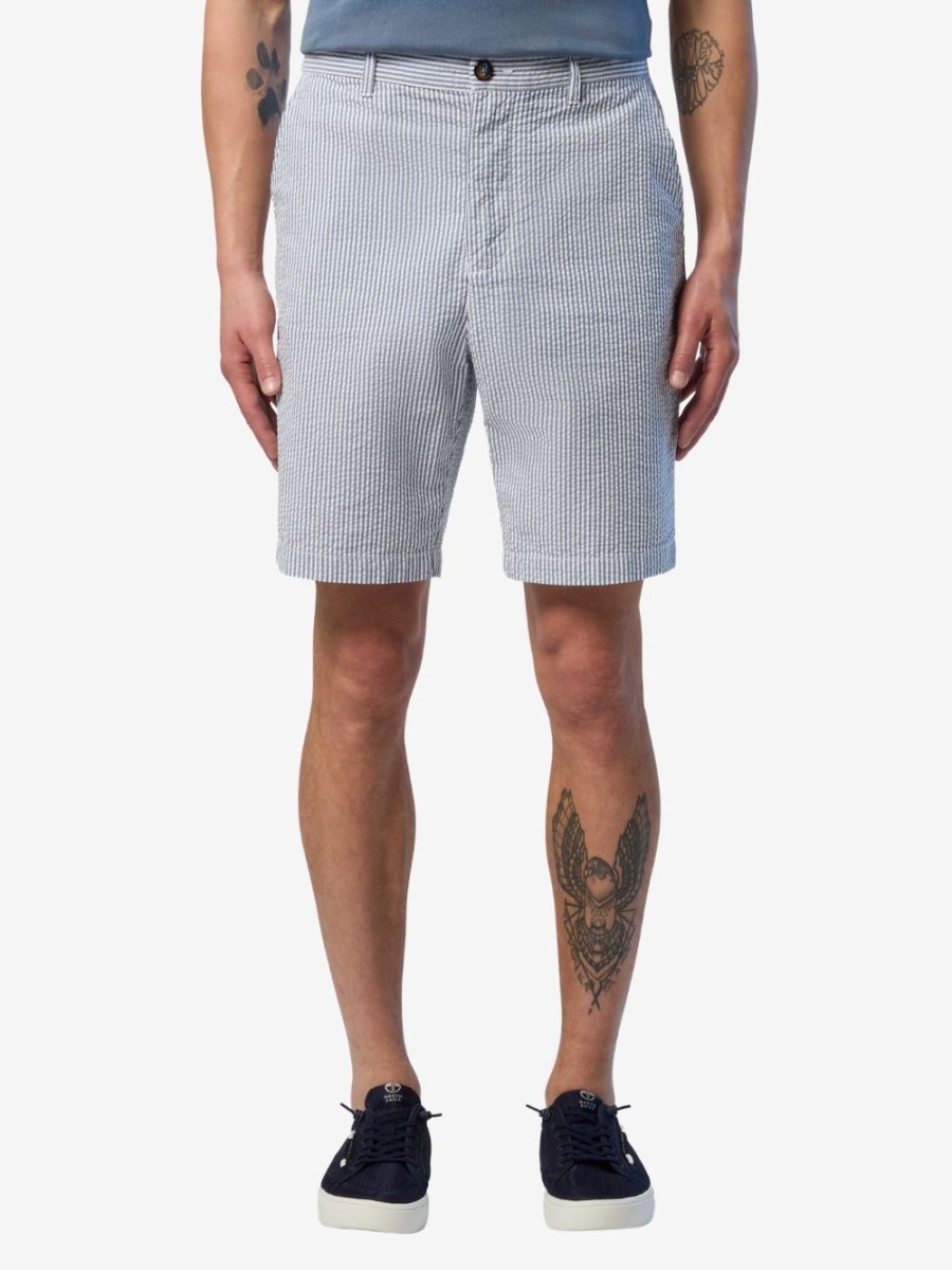 Freedom seersucker chino shorts - Men - Combo 1 - Gumpel & Co