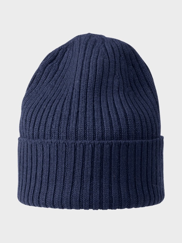 Beanie m. Merino Uld - Unisex - Navy - Gumpel & Co