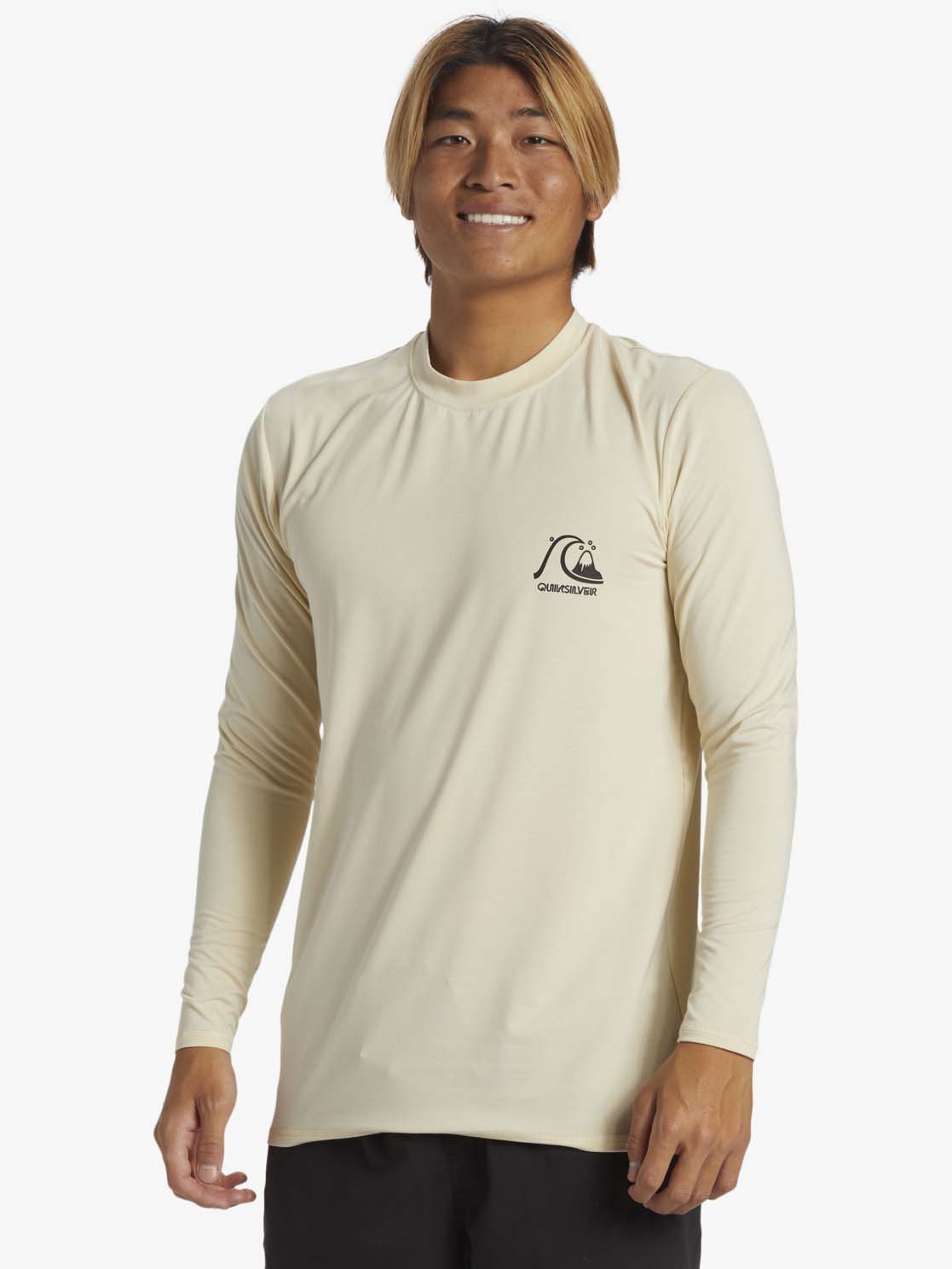 Men's DNA Surf Long Sleeve UV T-Shirt - Herre - Oyster White - Gumpel & Co