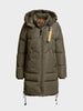 Long Bear Down Coat - Women - Olive Grey