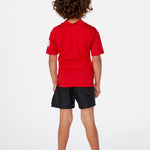 Kids Corps Kortærmet Rash UPF 50+ UV T-shirt - Børn (1 - 8 år) - Red - Gumpel & Co