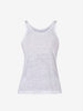 Doris Linen Tank Top - White
