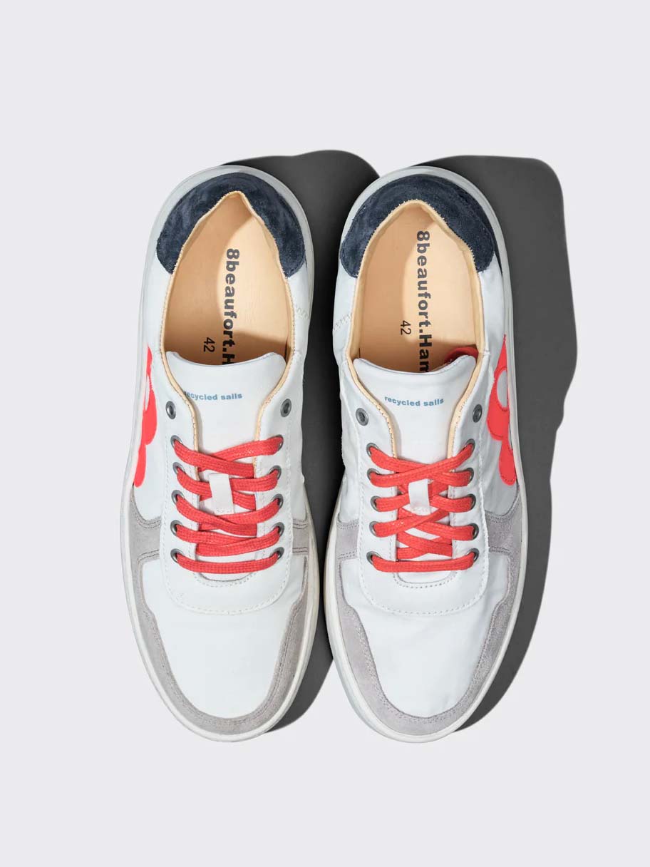 Men's Galapagos Island Sneaker - Herre - Safety Red - Gumpel & Co