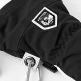 Army Leather Heli 3 - finger Skihandsker - Unisex - Black - Gumpel & Co