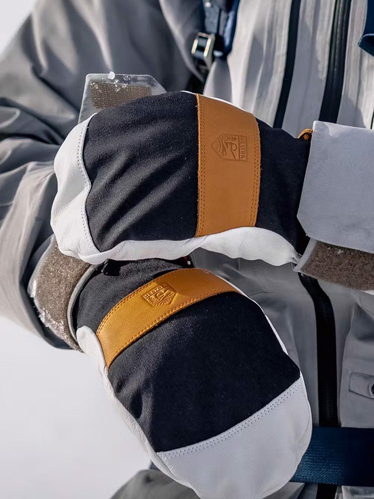 Voss CZone Luffe skihandske - Unisex - Black/Cork - Gumpel & Co