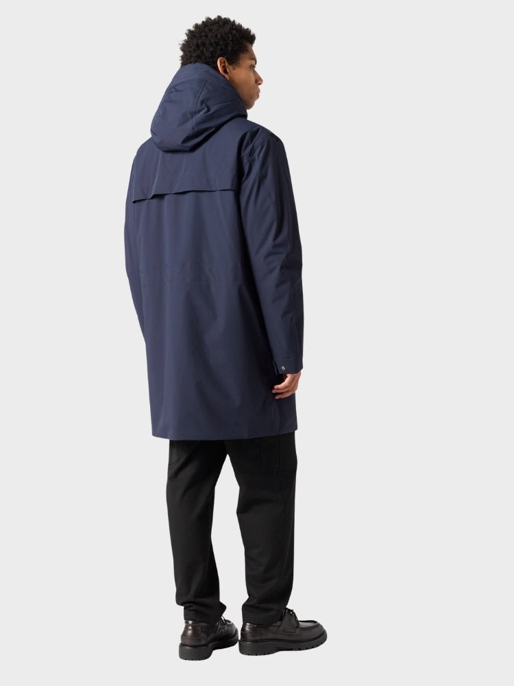 Easy Dunfrakke - Herre - Navy - Gumpel & Co