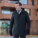 Regulator Parka II Frakke - Herre - Dark Brown Melange - Gumpel & Co