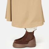 Luna Chelsea Suede Vinterstøvler - Unisex - Brown - Gumpel & Co