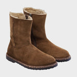 Uppsala Zip Shearling Regular - Womens - Dark Tea - Gumpel & Co