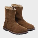 Uppsala Zip Shearling Regular - Womens - Dark Tea - Gumpel & Co