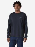 Langærmet P6 Logo Responsibili T shirt - Herre - New Navy