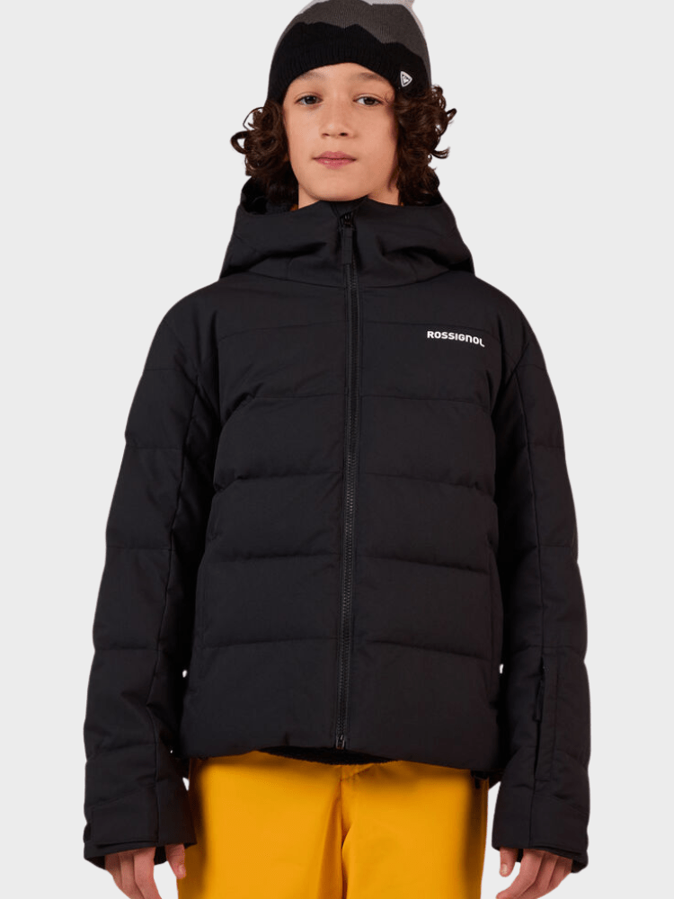 Siz Quilted Skijakke - Børn - Sort - Gumpel & Co