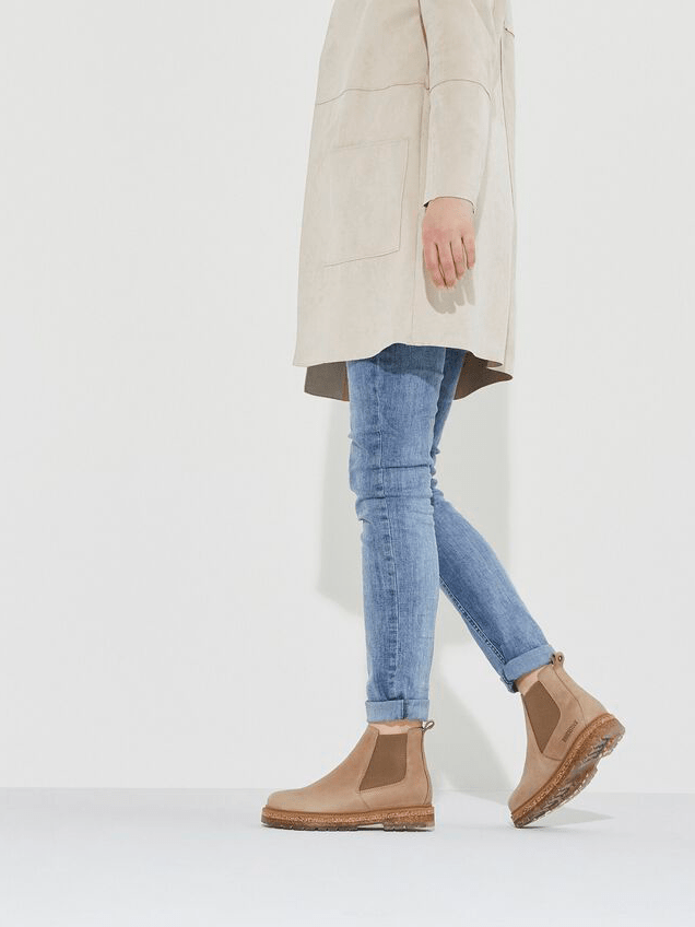 Men's Stalon - Chelsea Boot - Nubucklæder - Sandcastle - Normal - Gumpel & Co