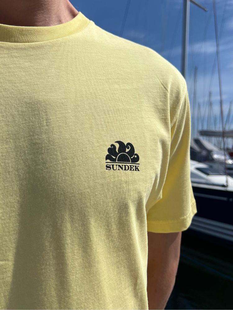 Wetsuit Printed T-shirt - Herrer - Sorbet - Gumpel & Co