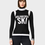 Noemi Long Sleeve Strik - Womens - Black - Gumpel & Co