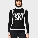 Noemi Long Sleeve Strik - Womens - Black - Gumpel & Co