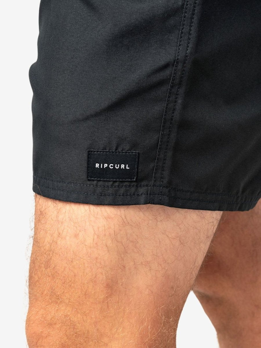 Offset Volley 15 Boardshort - Herre - Black - Gumpel & Co