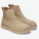 Highwood Slip On Men Suede Chelsea Boot - Taupe - Normal - Gumpel & Co