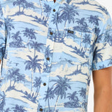 Dreamer Barrel Killa Short Sleeve Shirt - Herre - Sky Blue - Gumpel & Co