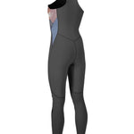 Women's Bahia 1,5mm Front Zip Short Sleeve Full våddragt | Damer | Graphite/Drift Blue/Desert Bloom - Gumpel & Co