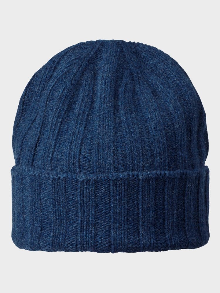 Beanie Soft Rec Cashmere/Wool - Unisex - Jeans - Gumpel & Co