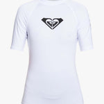 Women's Whole Hearted Short Sleeve UV T-shirt - Dame - Bright White - Gumpel & Co