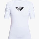 Women's Whole Hearted Short Sleeve UV T-shirt - Dame - Bright White - Gumpel & Co