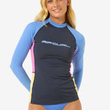 Block Party UPF 50+ Long Sleeve Tee - Dame - Multico - Gumpel & Co