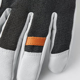 Army Leather Patrol Gauntlet 5 - finger Skihandsker - Unisex - Charcoal - Gumpel & Co