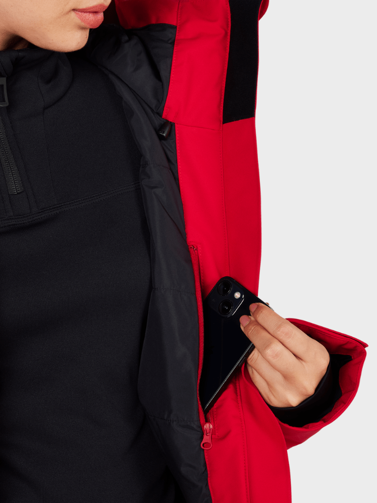 Rochrun Skijakke - Dame - Rød - Gumpel & Co