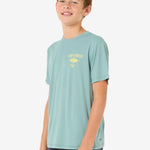 Icons Surflite UPF Short Sleeve Rash Vest - Børn - Blue Lagoon - Gumpel & Co