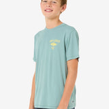 Icons Surflite UPF Short Sleeve Rash Vest - Børn - Blue Lagoon - Gumpel & Co