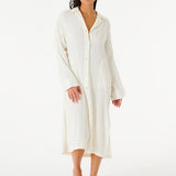 Women's Norah Skjortekjole - Dame - Bone (hvid) - Gumpel & Co