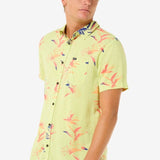 Fun Times Short Sleeve Shirt - Herre - Lime Wash - Gumpel & Co