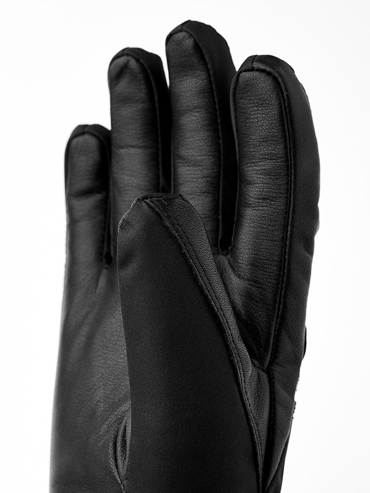 Primaloft Leather Female 5 - finger handsker - sort - Gumpel & Co