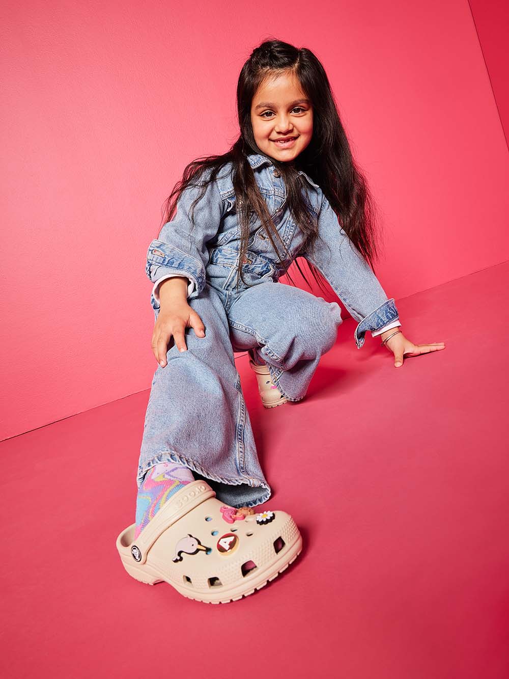 Kids' Classic Clog Crocs - Børn (28 - 35) - Bone - Gumpel & Co