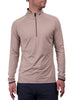 Men's Feel Half Zip Midlayer - Men - Almond (light brown)