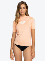 Women's Whole Hearted Short Sleeve UV T-shirt - Ladies - Salmon