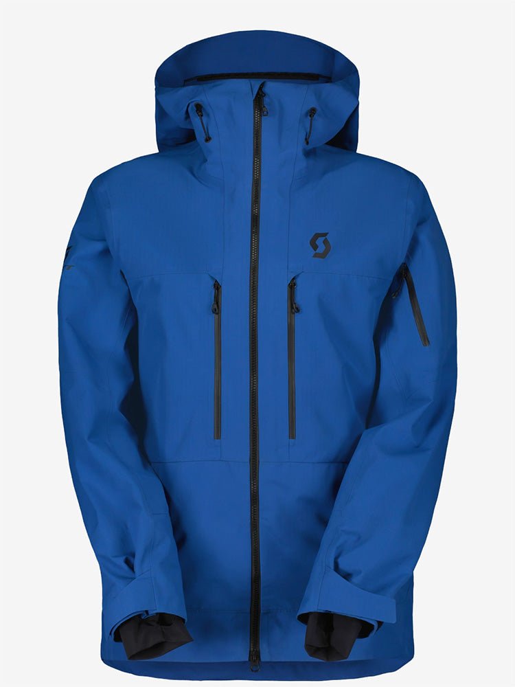 Men's Vertic Ripstop 3L Skijakke - Herre - Solid Blue - Gumpel & Co