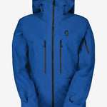 Men's Vertic Ripstop 3L Skijakke - Herre - Solid Blue - Gumpel & Co