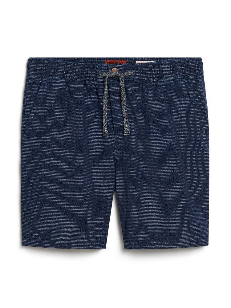 Men's Indigo Bermuda Shorts - Herre - Indigo Dobbie - Gumpel & Co