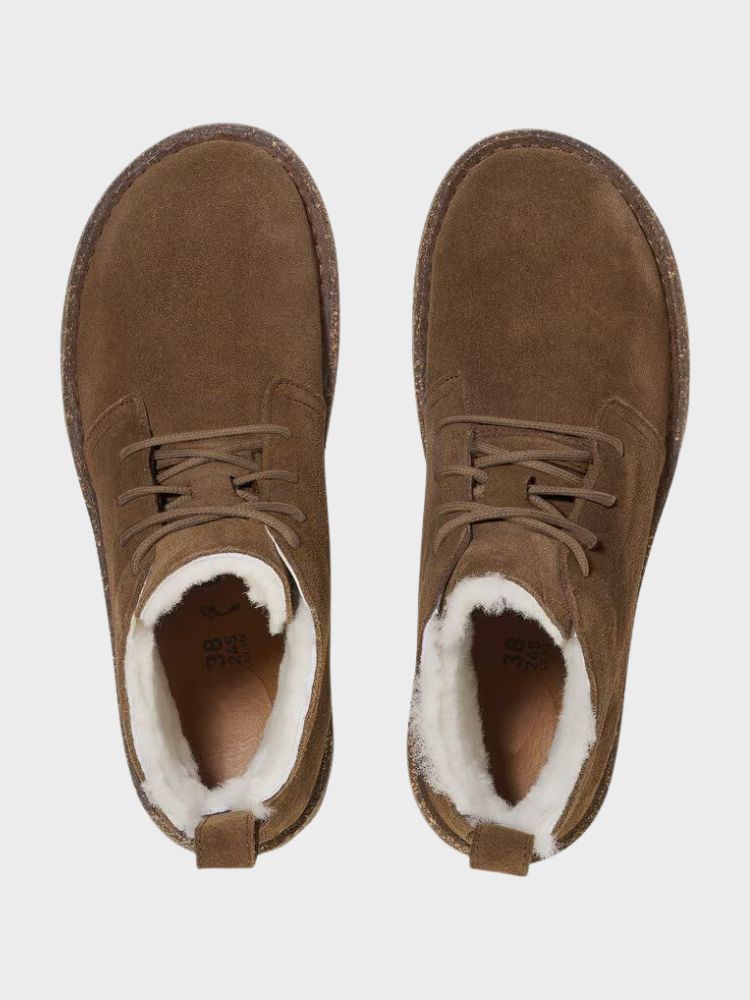 Uppsala Mid Shearling - Women - Dark Tea - Gumpel & Co