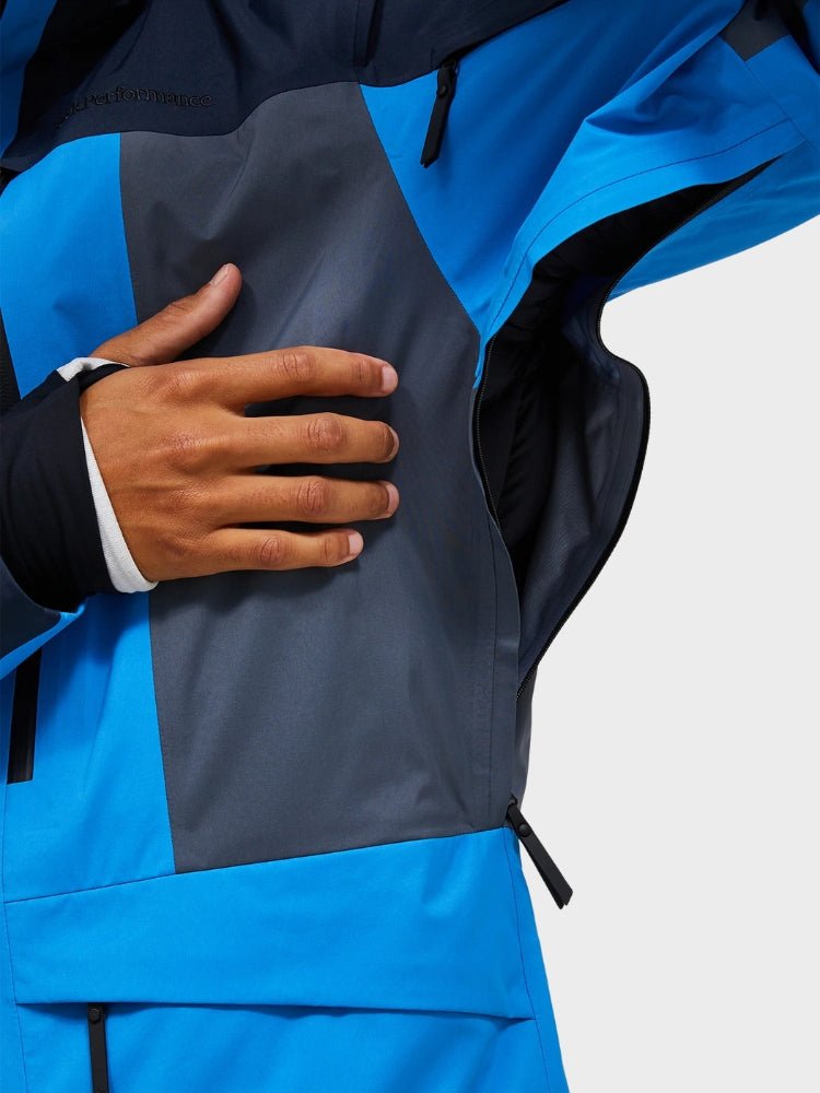 Gravity Skijakke 3L GORETEX - Herre - Blå - Gumpel & Co