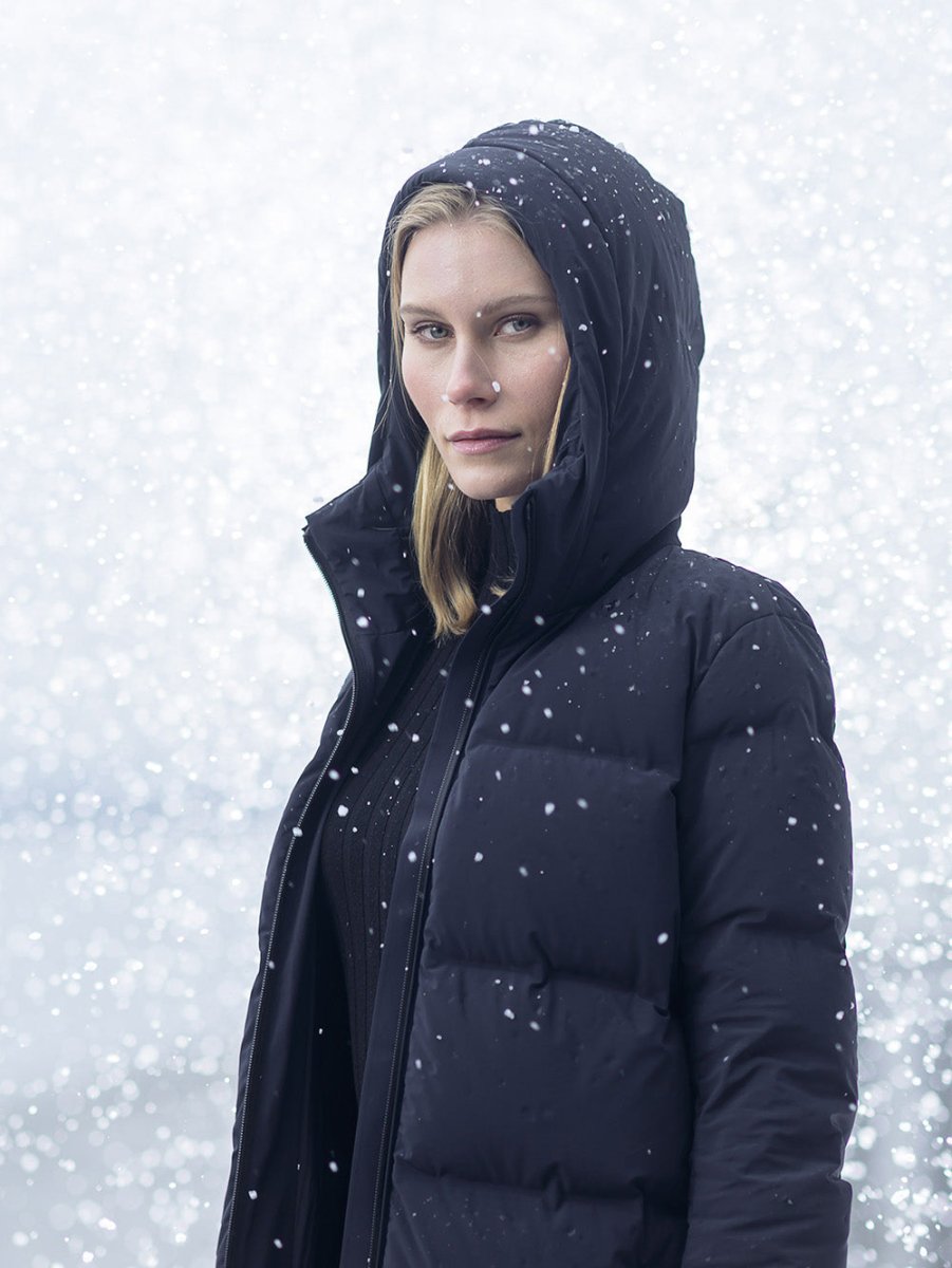 Infinity Dunfrakke - Dame - Sort - Gumpel & Co